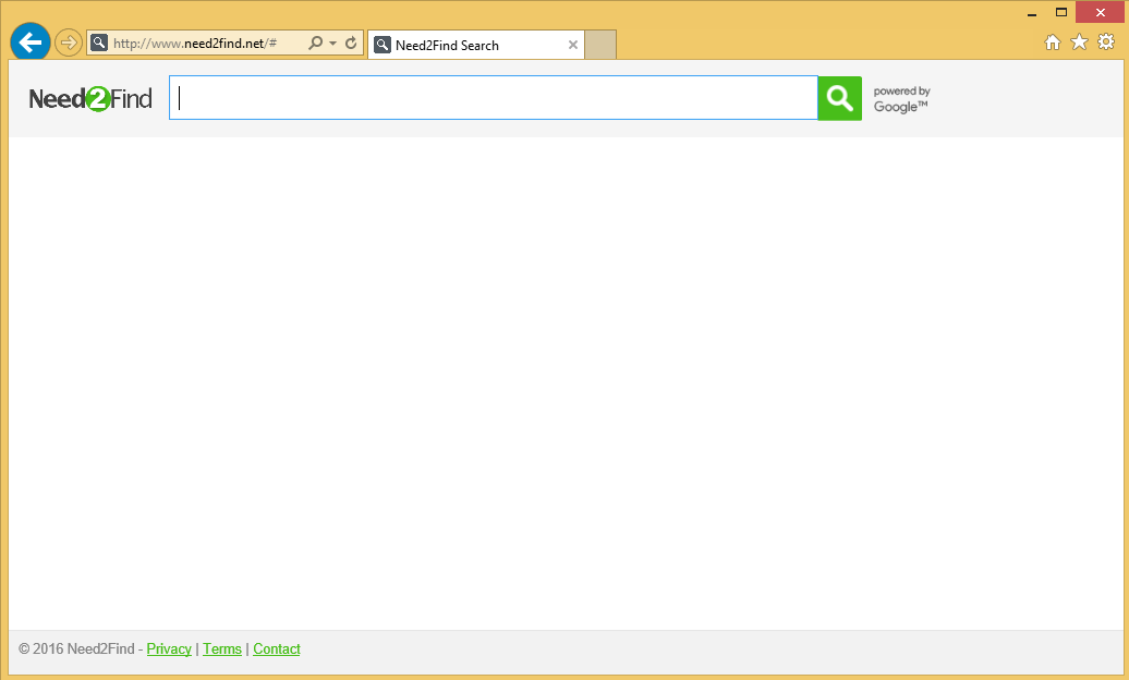 Rimuovere Need2Find.net