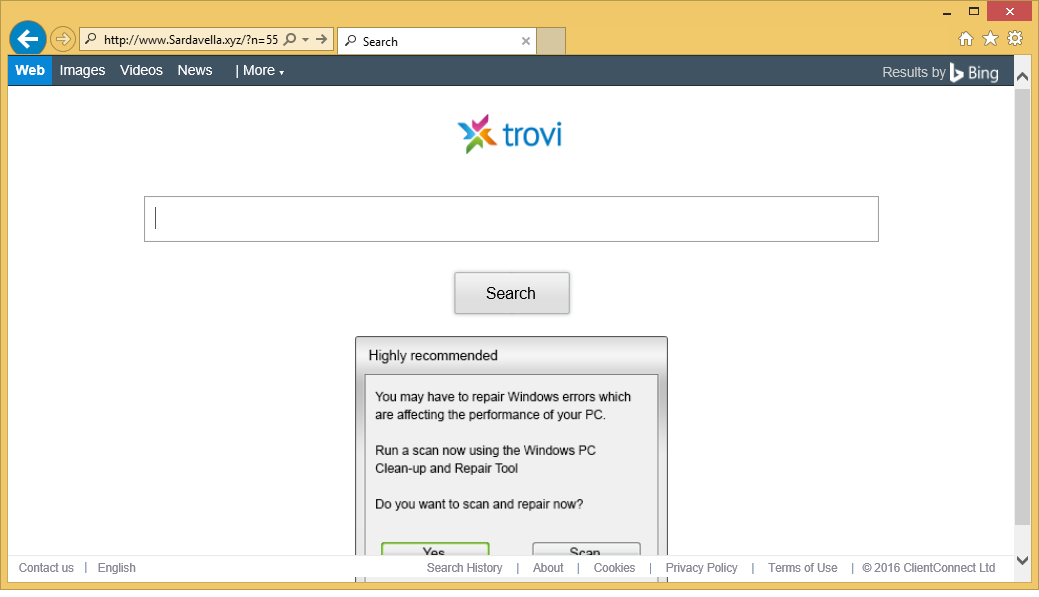 Sardavella.xyz rimozione