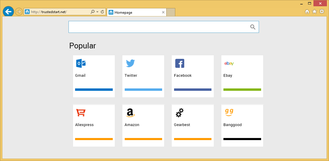 Rimuovere Trustedstart.net