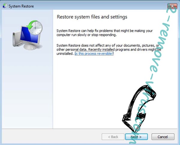 Get rid of Efdc extension virus - restore init