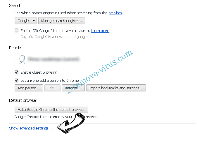 4KSportSearch Chrome settings more