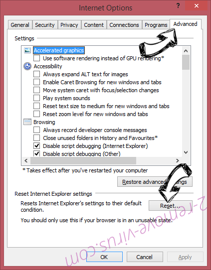 Tech-connect.biz Virus IE reset browser
