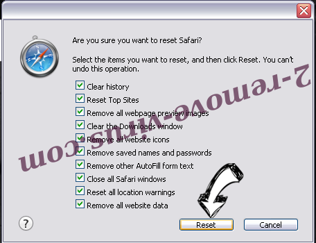 AnyMovieSearch Safari reset