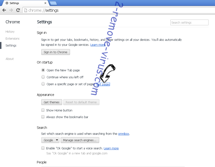 Browsefox Chrome settings