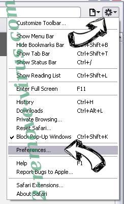 Browsefox Safari menu