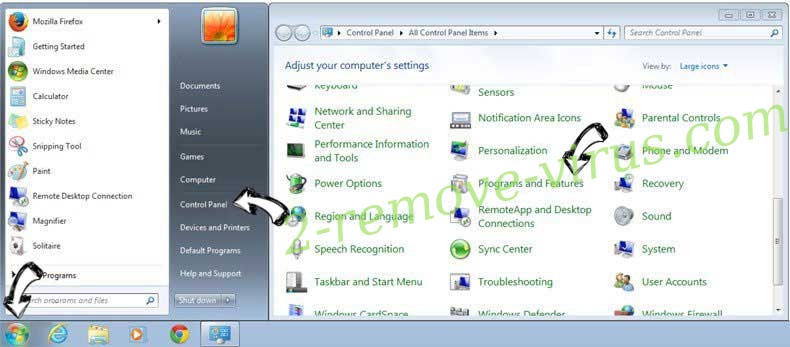 Uninstall Cudalbapt.com from Windows 7