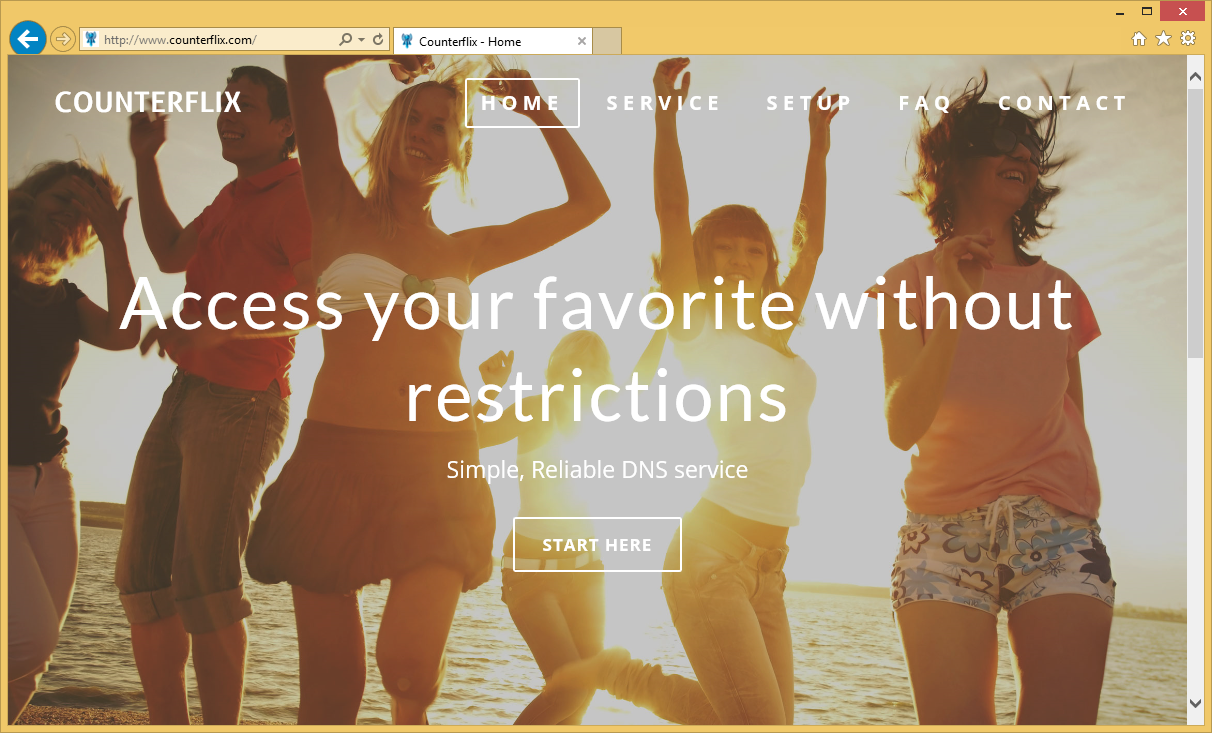 Counterflix ads verwijderen