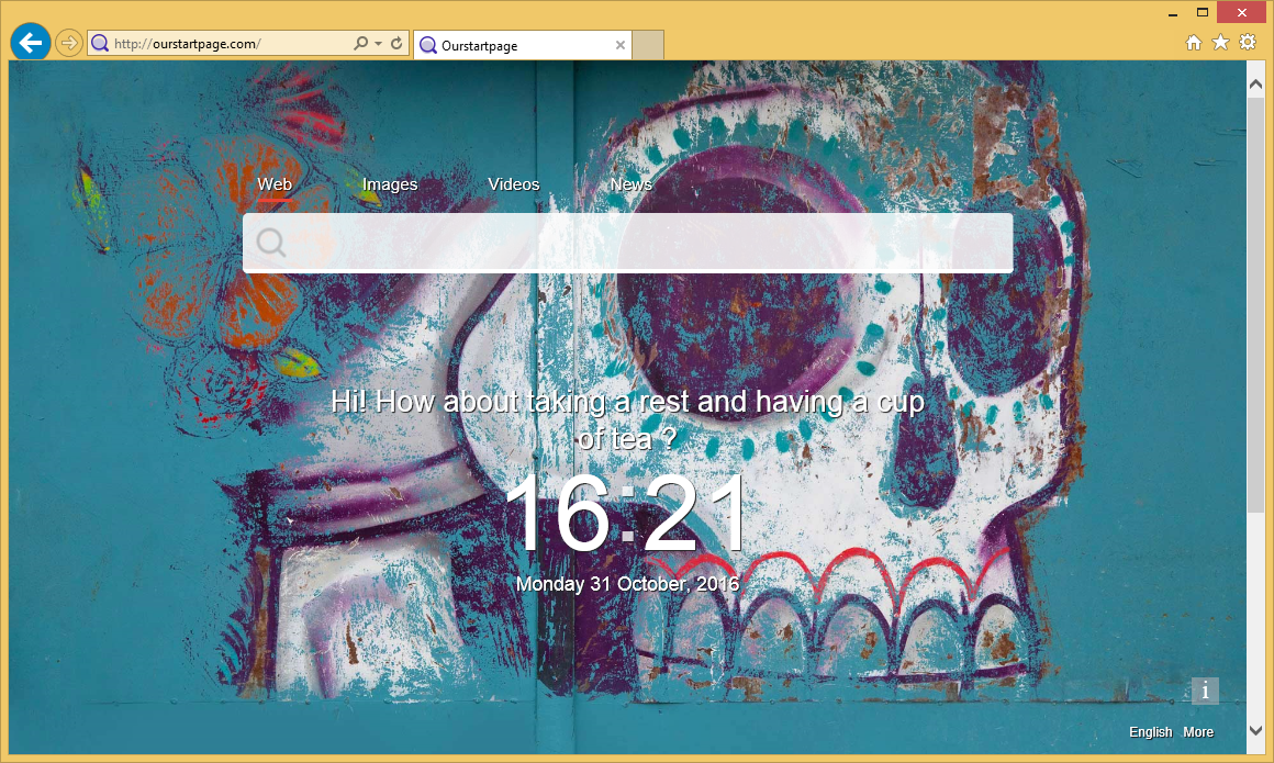 Ourstartpage.com rimozione