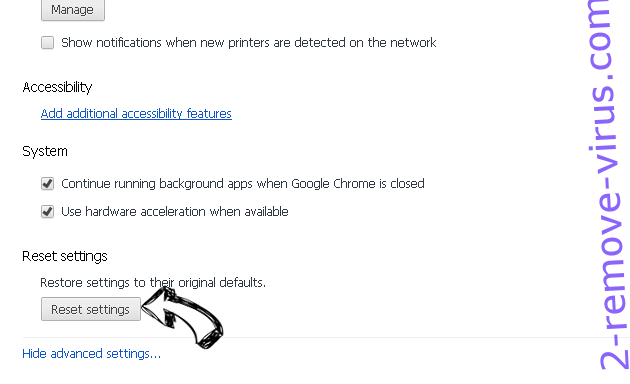 Fake Google Ads Chrome advanced menu