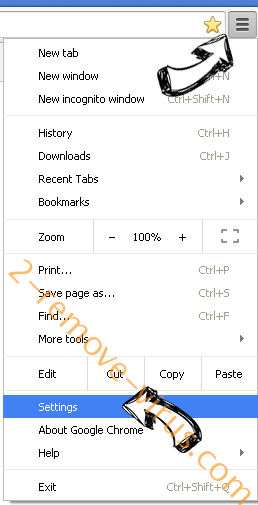 EasyPackageTracker Toolbar Chrome menu