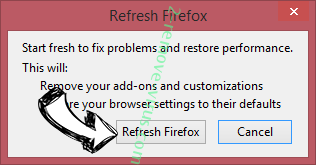 VPNTop Adware Firefox reset confirm