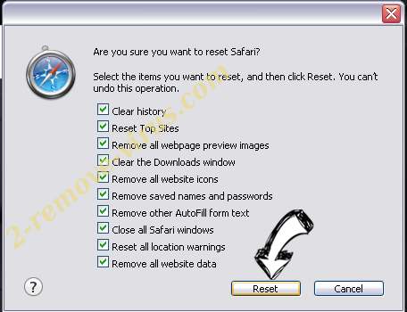 EasyPackageTracker Toolbar Safari reset