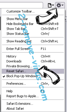 Lilplay Safari reset menu