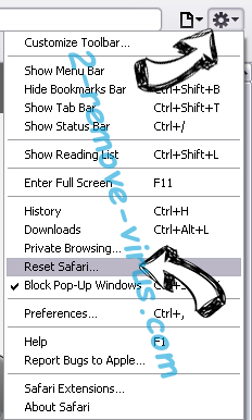 go4news.biz Safari reset menu