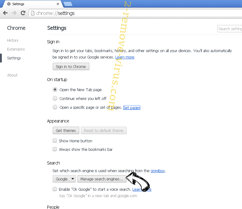 Yourgoo.online Chrome extensions disable