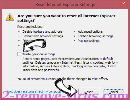 PC Support Center Adware IE reset