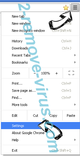 Safesearch4.ru Chrome menu