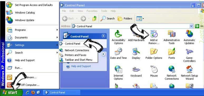 Remove Searchbewst2016.com from Windows XP
