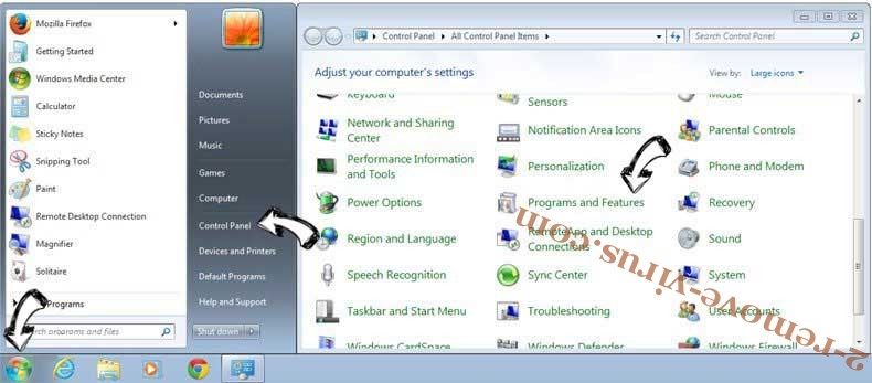 Uninstall FormFetcherPro Toolbar from Windows 7