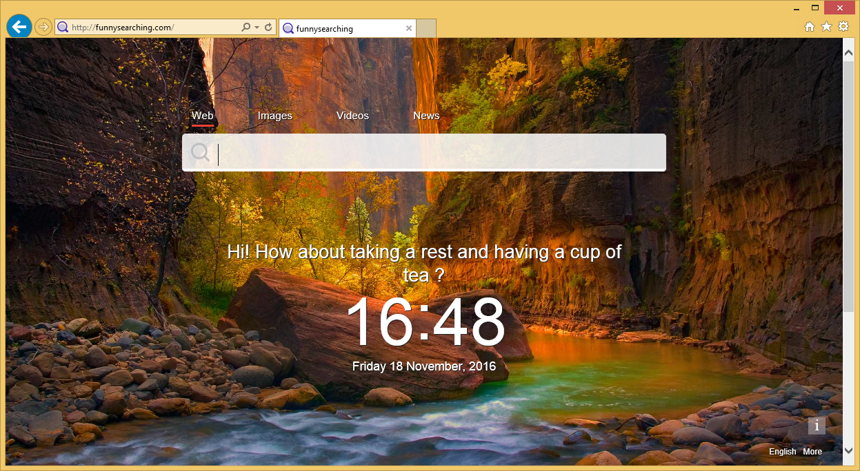 Rimuovere Funnysearching.com