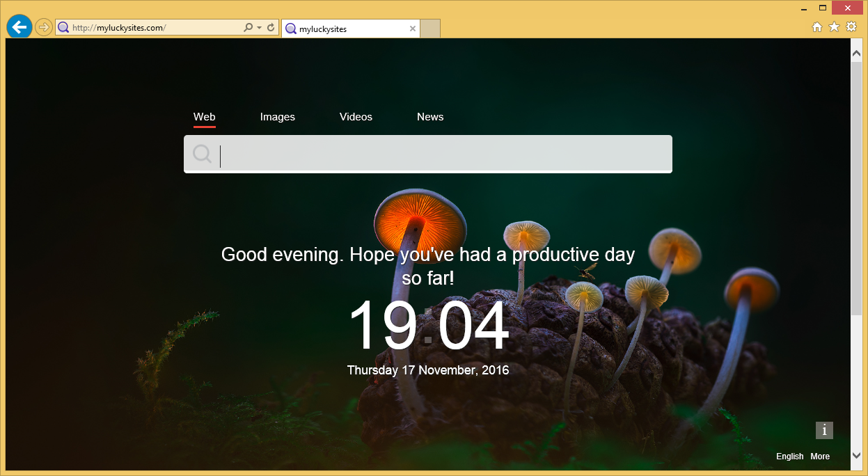 Rimuovere Myluckysites.com