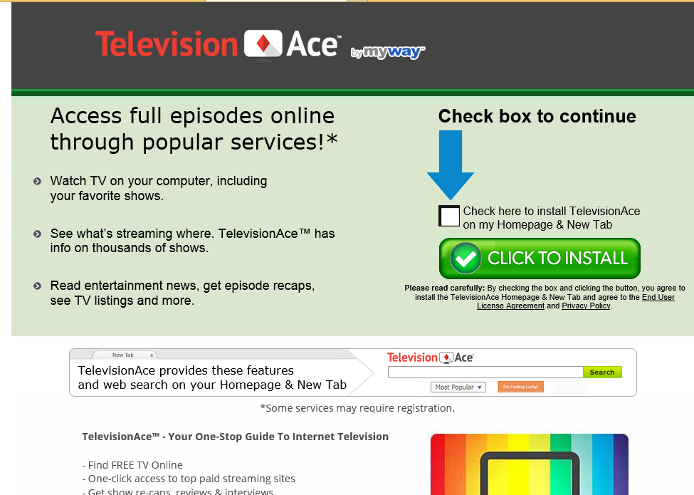 Television Ace Toolbar