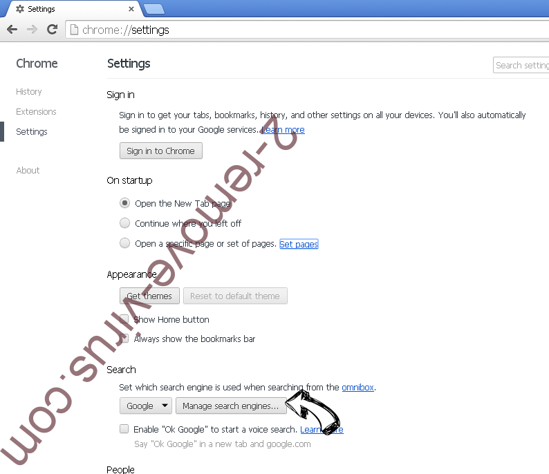 Go.bonanzoro.com Chrome extensions disable