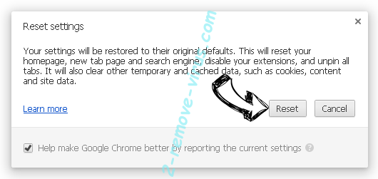 Incognito-search.com Chrome reset