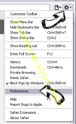 UCBrowser Safari menu