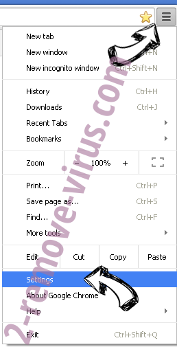 Search.cuttinsledge.com Chrome menu