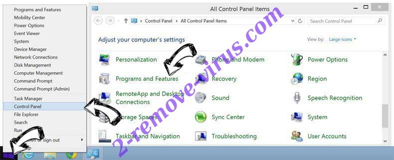 Delete mp3hub.com from Windows 8