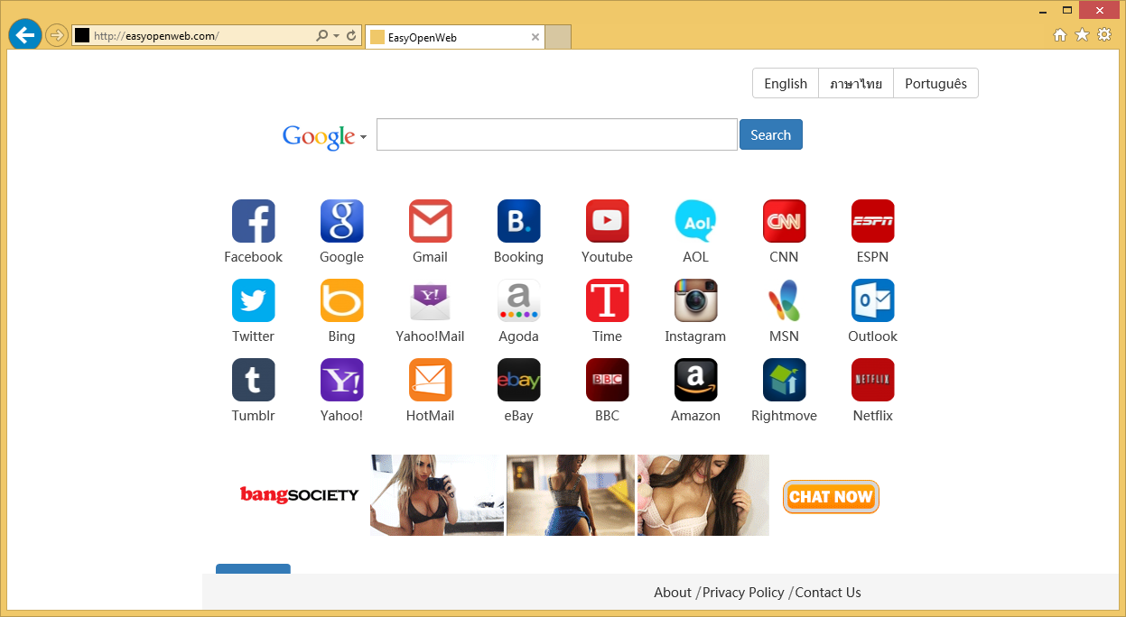 Rimuovere EasyOpenWeb.com