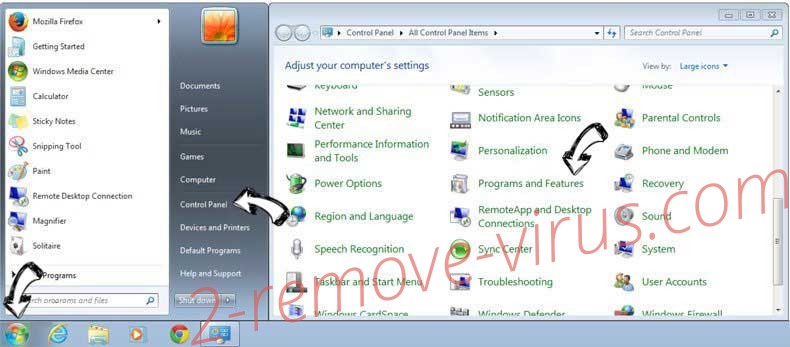 Uninstall mp3hub.com from Windows 7