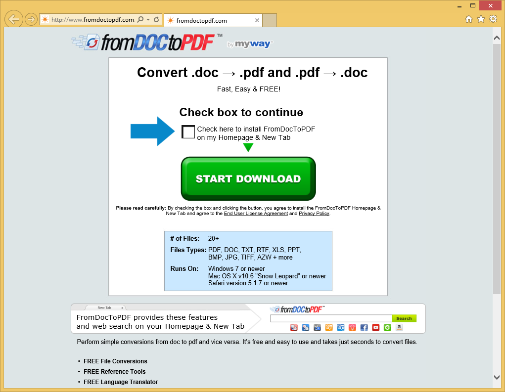 From Doc to PDF
