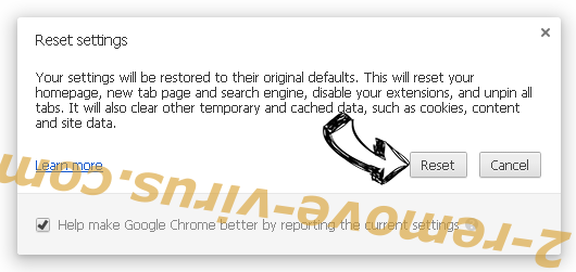 Hanstrackr Chrome reset