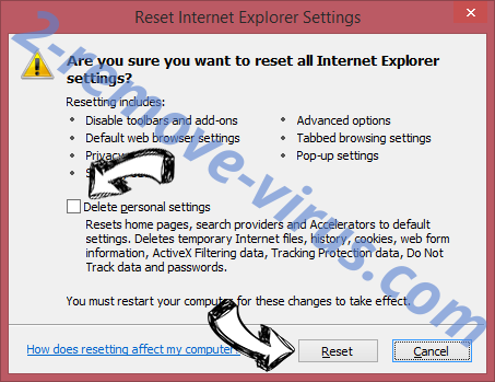 TechSignalSearch Extension IE reset