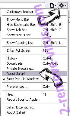 Addfleshitem.com Safari reset menu