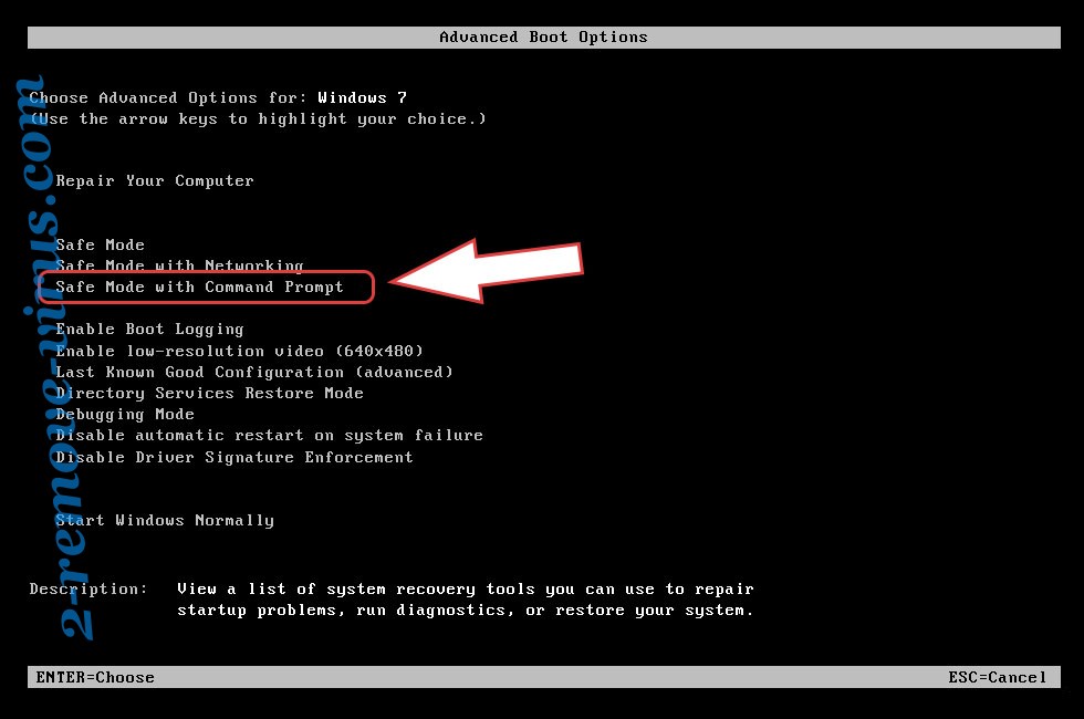 Remove .shadow Ransomware Virus - boot options