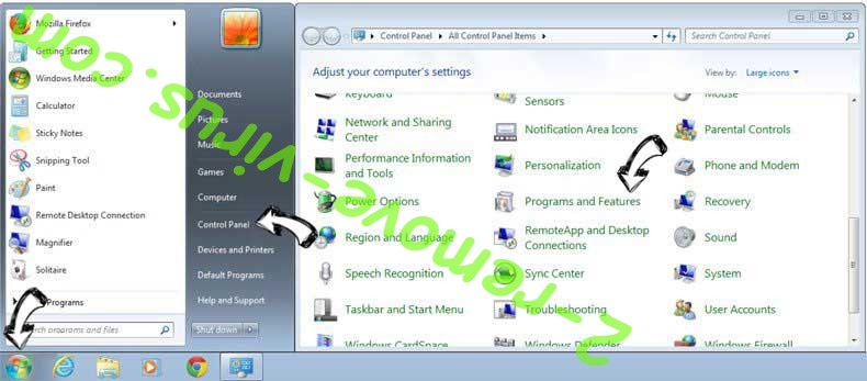 Uninstall Screen Dream Toolbar from Windows 7