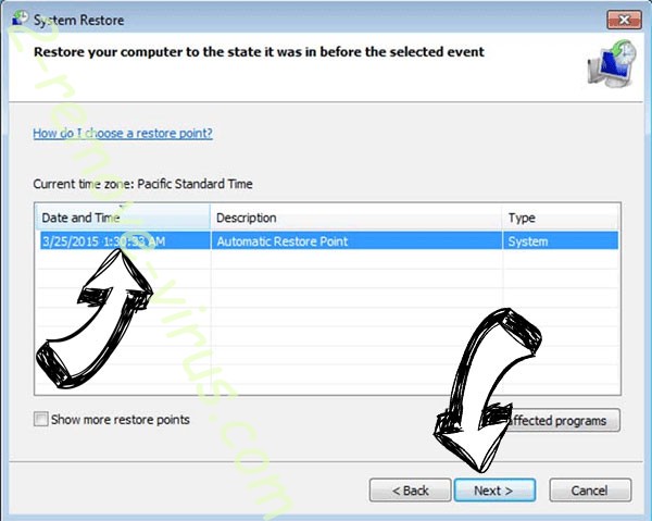 NM4 File Virus - restore point