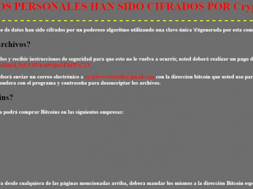 Eliminar CryptoSweetTooth