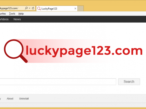 Rimuovere Luckypage123.com