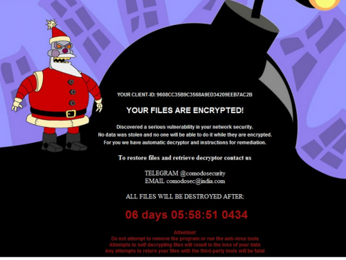 Eliminar MerryChristmas Ransomware