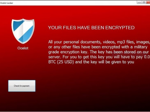 Ocelot Ransomware retiro