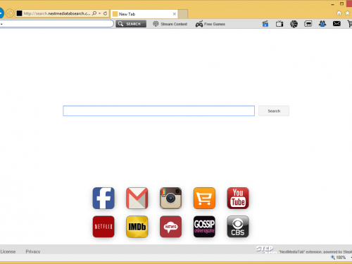 Rimuovere Search.nextmediatabsearch.com