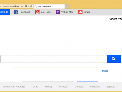 Rimuovere Search.searchlypackage.com