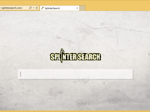 Rimuovere Splintersearch.com