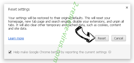 Search.safensearch.com Chrome reset