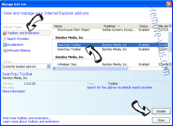 Local Maps Access IE toolbars and extensions