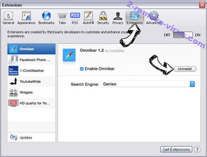 Local Maps Access Safari extensions